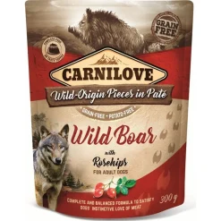 Carnilove Pouch Rosehips - Hondenvoer - Wild Zwijn Rozenbottel 300 g