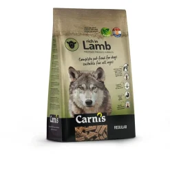 Carnis Droogvoeding Geperst Rijk Lamb Regular - Hondenvoer - Lam 4 kg