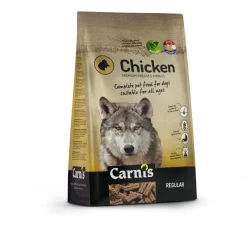 Carnis Droogvoeding Geperst Chicken Regular - Hondenvoer - Kip 4 kg