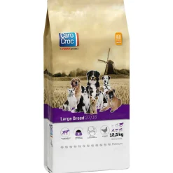 Carocroc Large Breed - Hondenvoer - Vlees Gevogelte Rijst 12.5 kg L