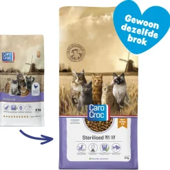 Carocroc Sterilised Gevogelte&Rijst&Visolie - Kattenvoer