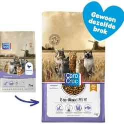 Carocroc Sterilised Gevogelte&Rijst&Visolie - Kattenvoer