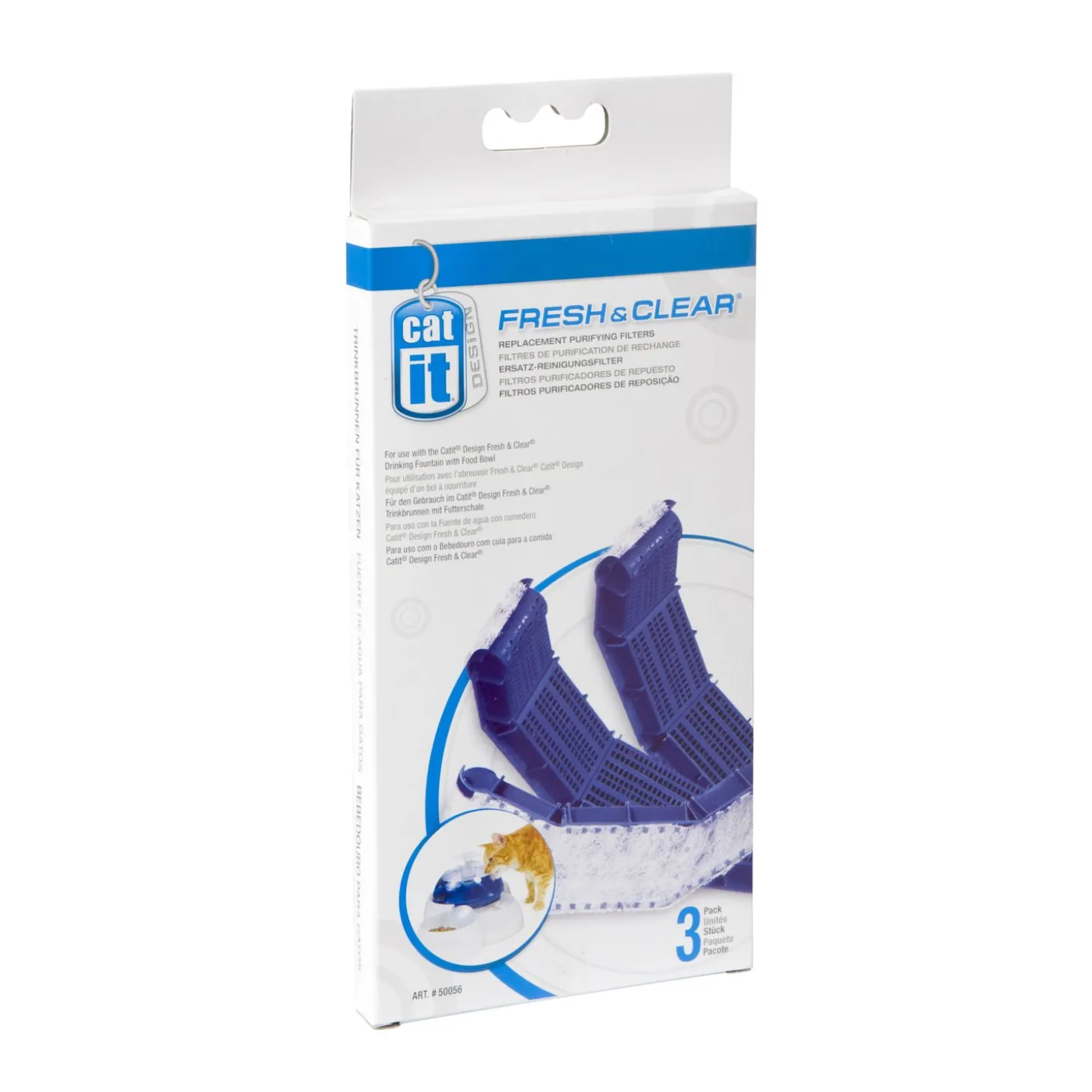 Catit Filters Drinkfontein 3l - Kattendrinkbak - 3 stuks