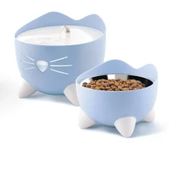 Catit Pixi Fountain Combi Kit - Kattendrinkbak - Blauw Wit