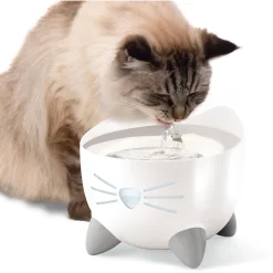 Catit Pixi Fountain Rvs - Kattendrinkbak - Ø20x16 cm Wit