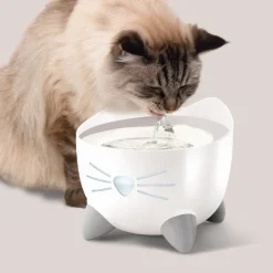 Catit Pixi Fountain Rvs - Kattendrinkbak - Ø20x16 cm Wit