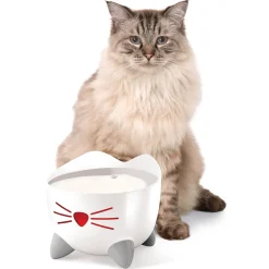 Catit Pixi Fountain Rvs - Kattendrinkbak - Ø20x16 cm Wit