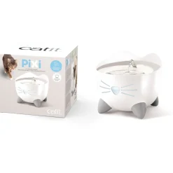 Catit Pixi Fountain Rvs - Kattendrinkbak - Ø20x16 cm Wit