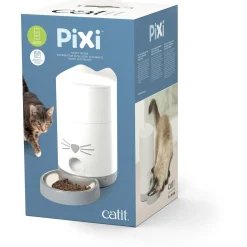 Catit Pixi Smart Feeder - Kattenvoerbak - Ø19x34 cm Wit