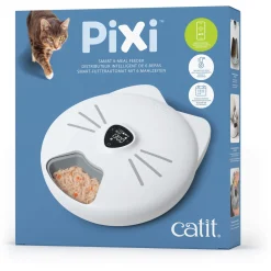 Catit Pixie Smart Feeder - 6 Maaltijden - Voederautomaat - 37x34 cm Wit