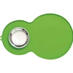 Catit Placemat Peanut Inclusief Rvs Bakje 35x23x3 cm - Kattendrinkbak