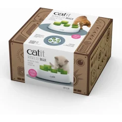 Catit Senses Digger 2.0 - Kattenspeelgoed - 24.5x24x14.5 cm Wit Groen