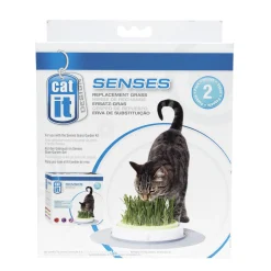 Catit Senses Grass Garden Navulling - Kattenspeelgoed - 2 stuks