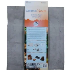 Ceramicnature Cn Slimline Rock Colorado Brown Bruin - Aquarium - Achterwand