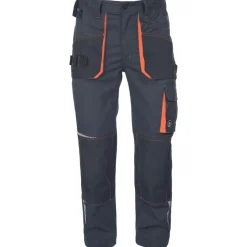 Cerva Werkbroek Emerton Stretch - Werkkleding - Grijs Oranje 52