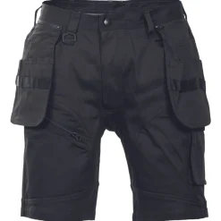 Cerva Werkshort Keilor Stretch Zwart - Werkkleding