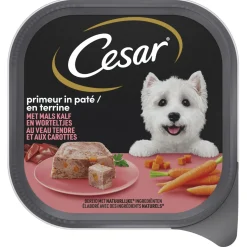 Cesar Alu Primeur - Hondenvoer - Kalf Wortel 300 g