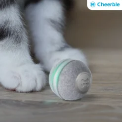 Cheerble M1 Interactieve Kattenbal - Kattenspeelgoed - Grijs