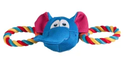 Chomper Speeltje Nylon Tugger - Hondenspeelgoed - Blauw Small