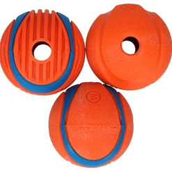 Chuckit Fetch Medley Gen3 - Hondenspeelgoed - Ø6 cm Oranje Blauw