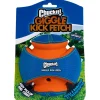 Chuckit Giggle Kick Fetch - Hondenspeelgoed - 14 cm Blauw Oranje