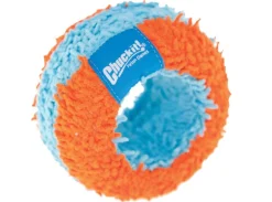 Chuckit Indoor Roller - Hondenspeelgoed - Ø12 cm Oranje Lichtblauw