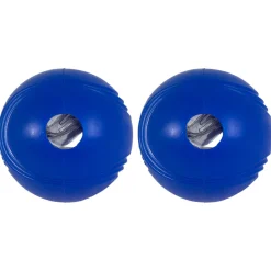 Chuckit Super Crunch Ball - Hondenspeelgoed - Ø6 cm Blauw 2 stuks
