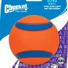 Chuckit Ultra Ball - Hondenspeelgoed - Ø10 cm Oranje Blauw Xxl