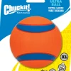 Chuckit Ultra Ball - Hondenspeelgoed - Ø9 cm Oranje Blauw Xl
