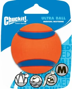 Chuckit Ultra Ball Oranje&Blauw - Hondenspeelgoed