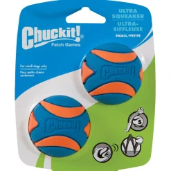 Chuckit Ultra Squeaker Ball Blauw&Oranje - Hondenspeelgoed