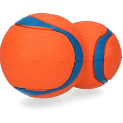 Chuckit Ultra Tumbler - Hondenspeelgoed - Ø7.5 cm Oranje Blauw