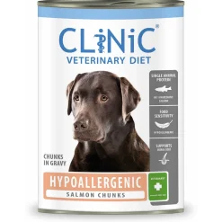 Clinic Vd Dog Hypoallergenic Salmon Chunks - Hondendieetvoer - Zalm 415 g