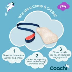 Coachi Chase & Crinkle - Hondenopvoeding - Navy Coral