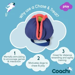 Coachi Chase & Treat - Hondenopvoeding - Navy Lime Coral