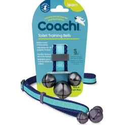 Coachi Toilet Training Bells - Hondenopvoeding - Navy Lichtblauw
