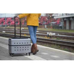 Compaws Trolley Berlin - Hondentrolley - 51x31x38 cm 4.51 g Grijs