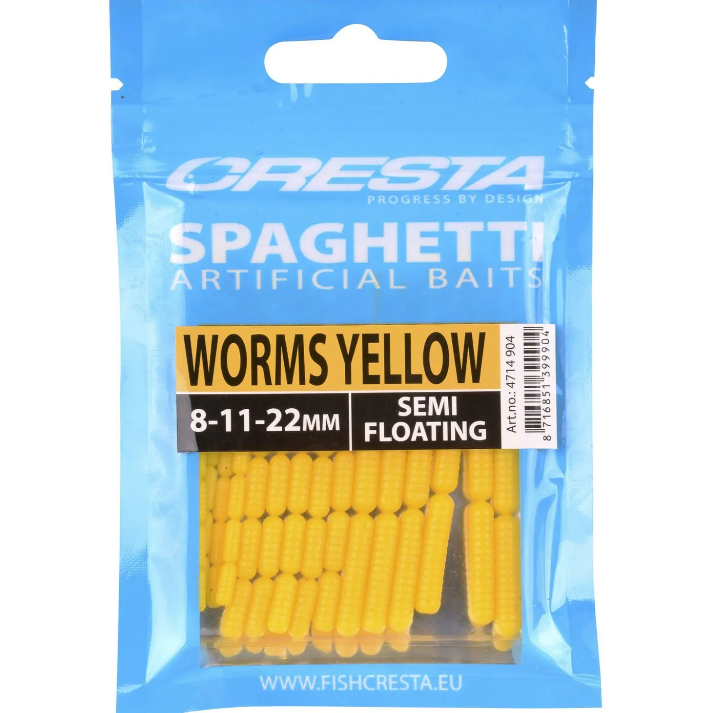 Cresta Spaghetti Worms Yellow - Aas -