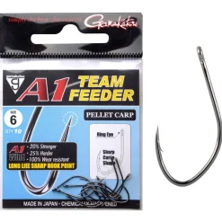 C-Tec A1 Team Feeder Eyed Hooks Pellet Carp #6 - Vishaak -