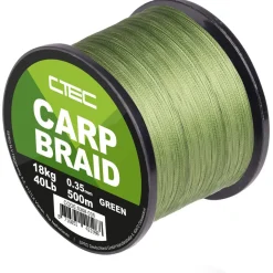 C-Tec Carp Braid Green 0.35mm 500m - Vislijn -