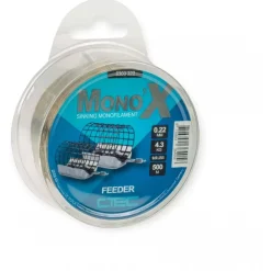 C-Tec Mono X Feeder Brown 0.22mm/4.3kg 500m - Vislijn -