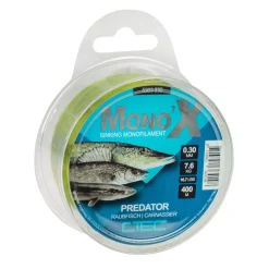 C-Tec Mono X Predator Green 0.30mm/7.6kg 400m - Vislijn -