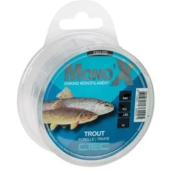 C-Tec Mono X Trout Clear 0.20mm/3.7kg 500m - Vislijn -
