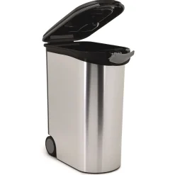 Curver Voerton Metalic Zilver&Zwart - Hondenvoerbewaarbak