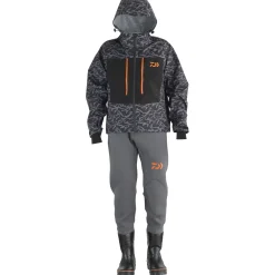 Daiwa D-Vec Wading Jacket - Kleding - Zwart Antraciet Xl