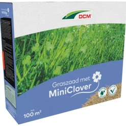 Dcm Graszaad Met Miniclover - Graszaden - 100 m2 2 kg