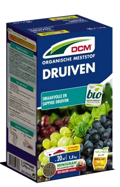 Dcm Meststof Druiven - Moestuinmeststoffen - 1.5 kg (Mg)