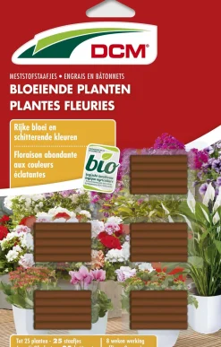 Dcm Meststofstaaf Bloeiende Plant - Siertuinmeststoffen - 25 stuks