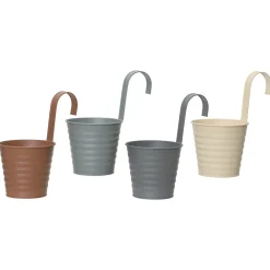Decoris Bloempot Zink Hangend - Buiten - Ø16 cm Assorti
