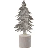 Decoris Boom Sneeuw - Kerstboom - 10x6x24 cm Wit